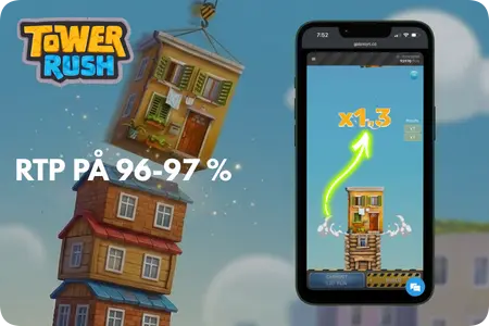 Tower Rush Triple Build bonusvåning som tredubblar vinsten